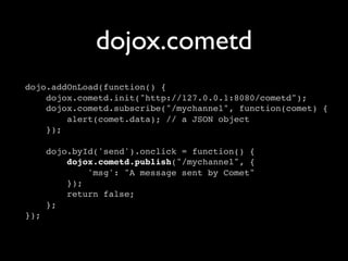 Comet at the Highland Fling