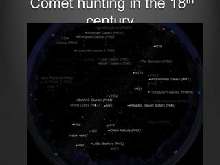 Comet hunting in the 18th
century

 