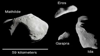 At least 1.1 million asteroids larger than 1 km
in the main Asteroid belt around the Sun .
 