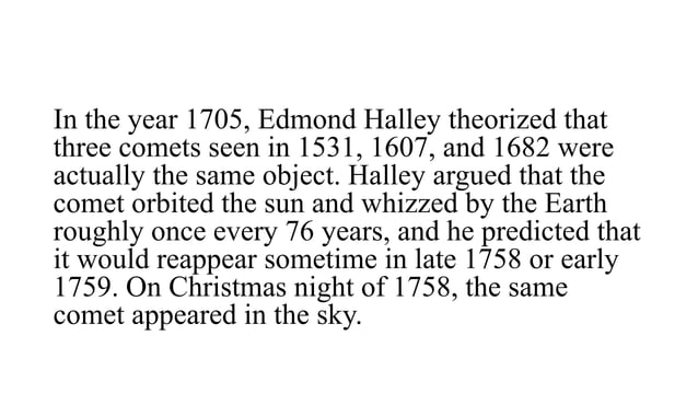 Powerpoint For Comets Asteroids And Meteors Pptx