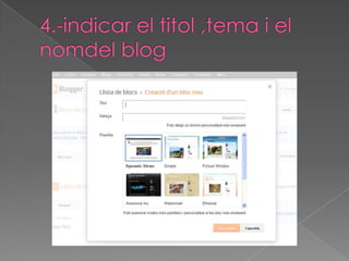 Com fer blog