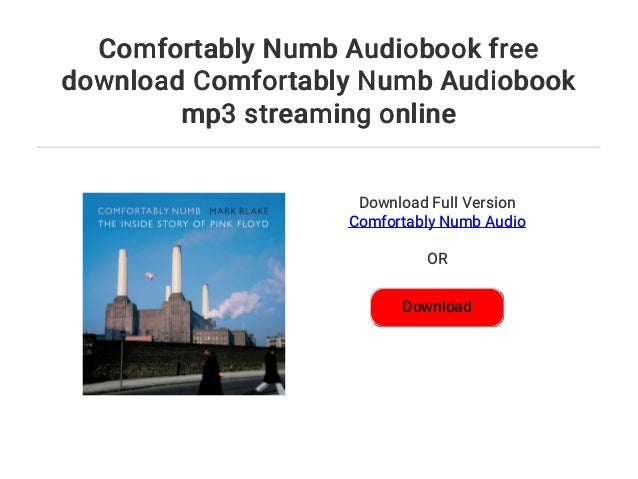 Comfortably Numb Audiobook Free Download Comfortably Numb Audiobook M