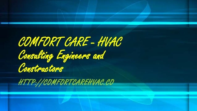 Comfort Care Hvac Work Fire Fighting Equipment Air Conditioning I