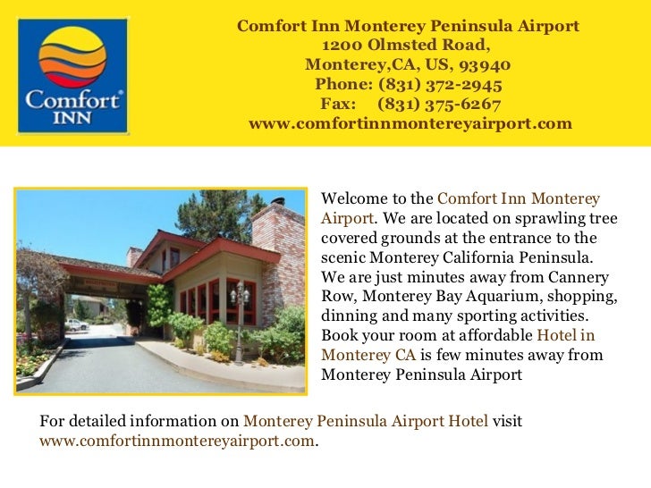 Comfort Inn Monterey Peninsula Airport Hotel