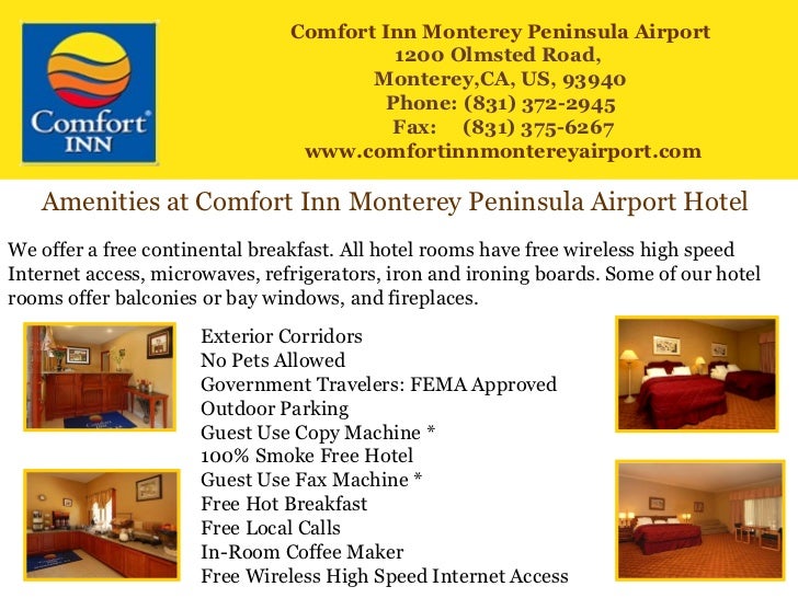 Comfort Inn Monterey Peninsula Airport Hotel