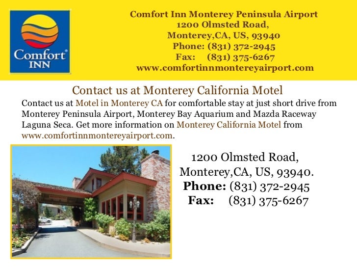 Comfort Inn Monterey Peninsula Airport Hotel
