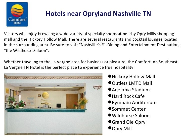 Hotels Near Opryland Nashville Tn