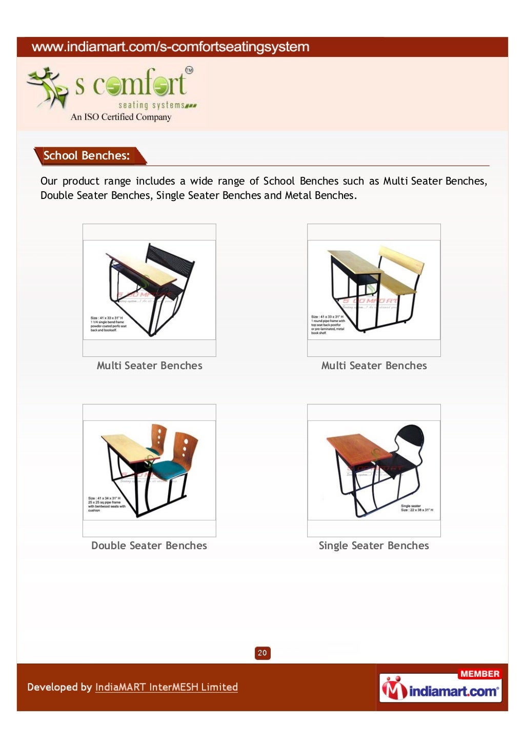 S. Comfort Seating System, Pune, Seating Systems