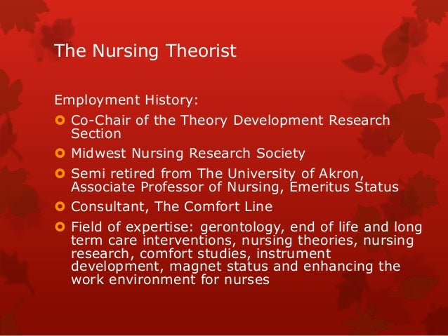 Comfort Theory