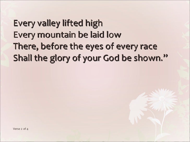 Comfort Ye My People slideshare