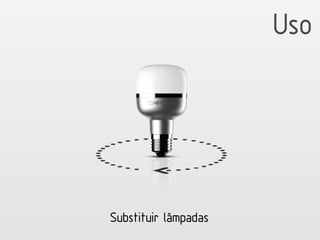 Uso
Substituir lâmpadas
 