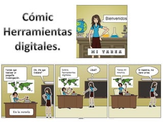 Comic Herramientas digitales (Mi tarea)