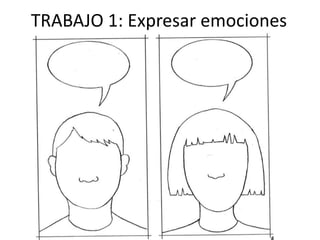 TRABAJO 1: Expresar emociones
 