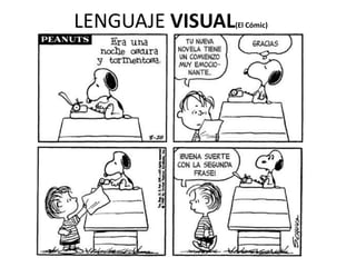 LENGUAJE VISUAL(El Cómic)
 