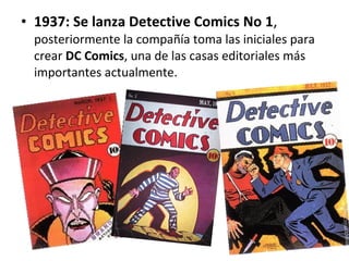 • 1896 The yellow kid.
Tira cómica, The Yellow Kid creada por Richard Fenton Outcalt
que además introdujo los “bocadillos” como recurso para que
sus personajes se expresaran.
 