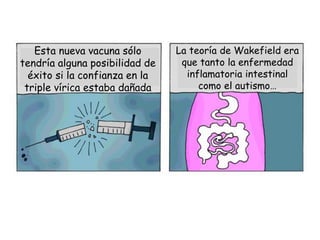 Esta nueva vacuna sólo       La teoría de Wakefield era
tendría alguna posibilidad de    que tanto la enfermedad
  éxito s...
