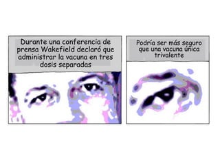 Durante una conferencia de     Podría ser más seguro
prensa Wakefield declaró que     que una vacuna única
administrar la ...