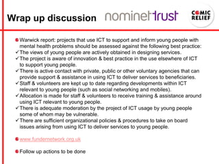 Comic relief nominet trust acf conf presentation