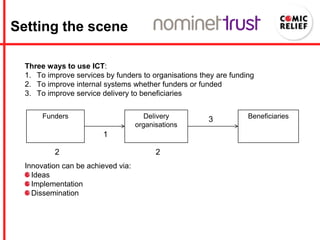 Comic relief nominet trust acf conf presentation
