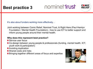 Comic relief nominet trust acf conf presentation