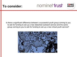 Comic relief nominet trust acf conf presentation