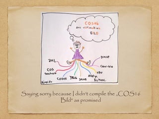 Saying sorry because I didn‘t compile the „COS16
Bild“ as promised
 