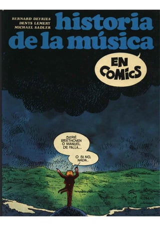 Comic sobre la historia de la musica