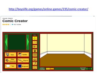 http://boyslife.org/games/online-games/235/comic-creator/
