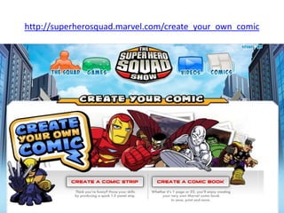 http://superherosquad.marvel.com/create_your_own_comic