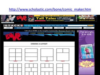 http://www.scholastic.com/bone/comic_maker.htm