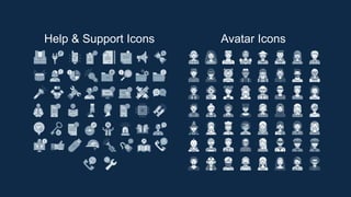 Help & Support Icons Avatar Icons
 