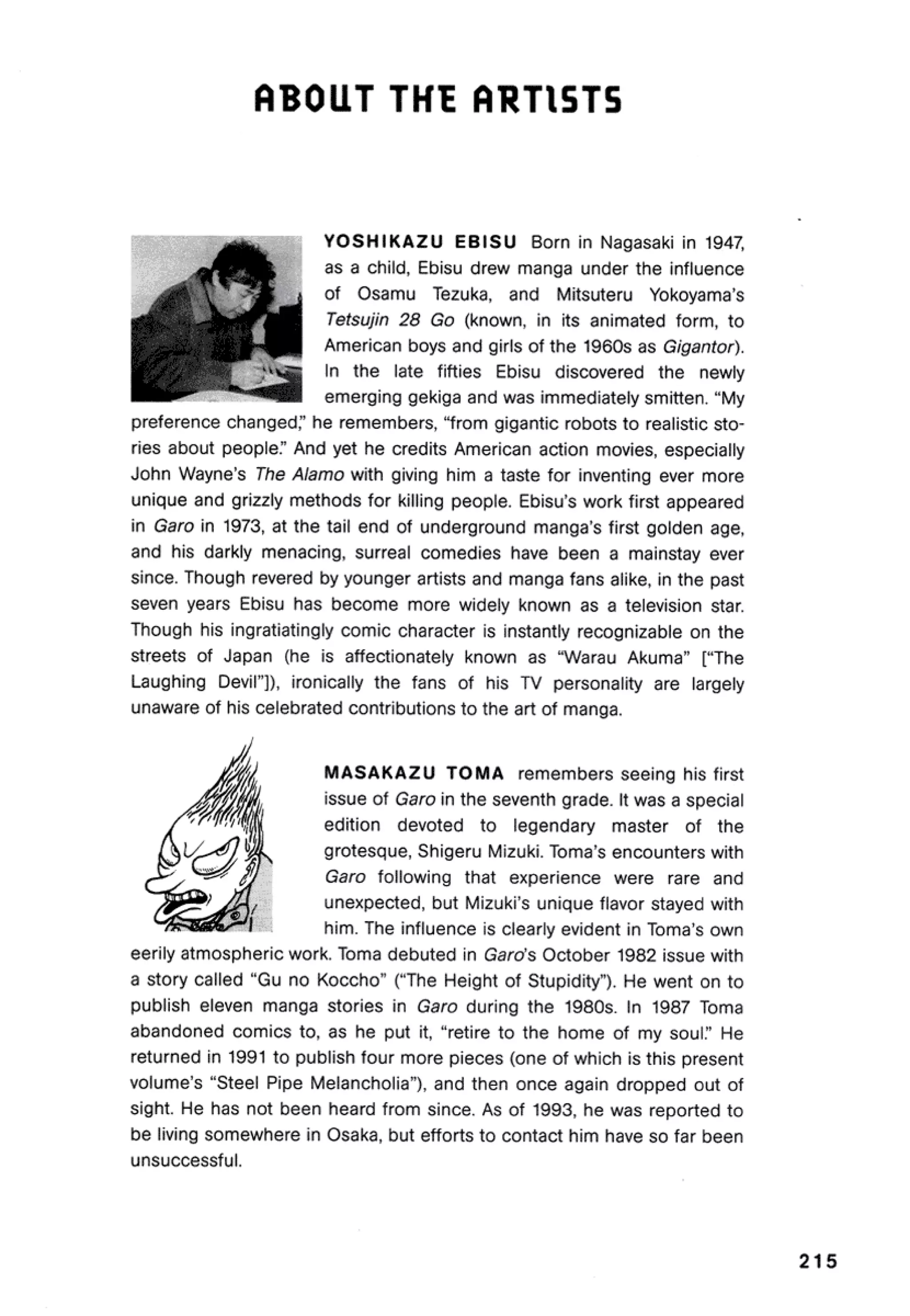 Comics underground japan pdf garo gekiga