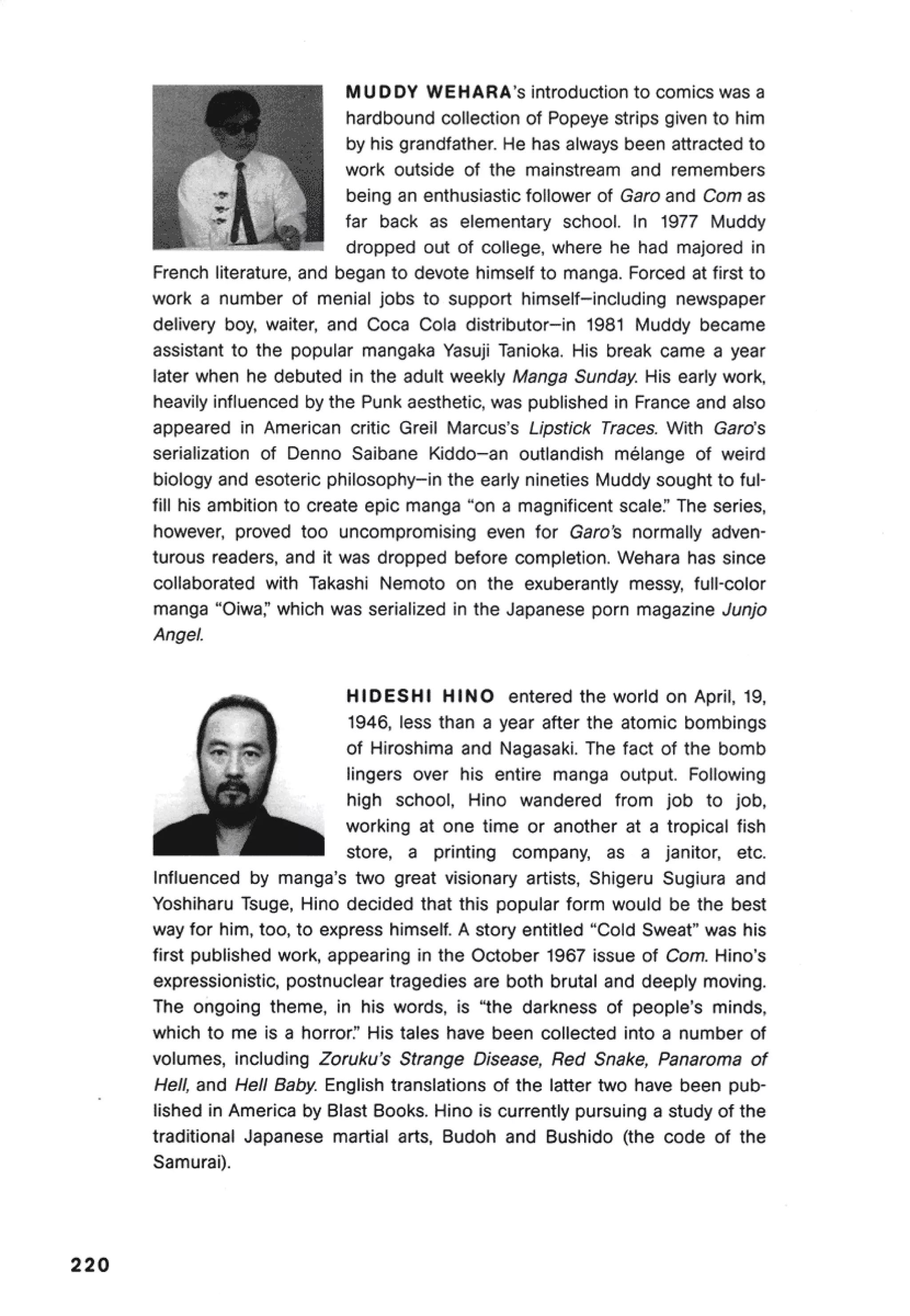 Comics underground japan pdf garo gekiga