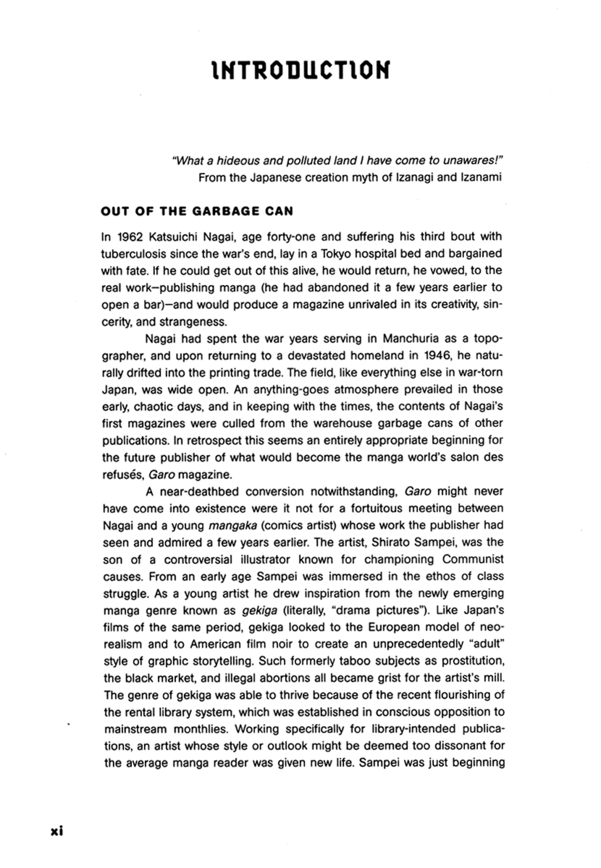 Comics underground japan pdf garo gekiga