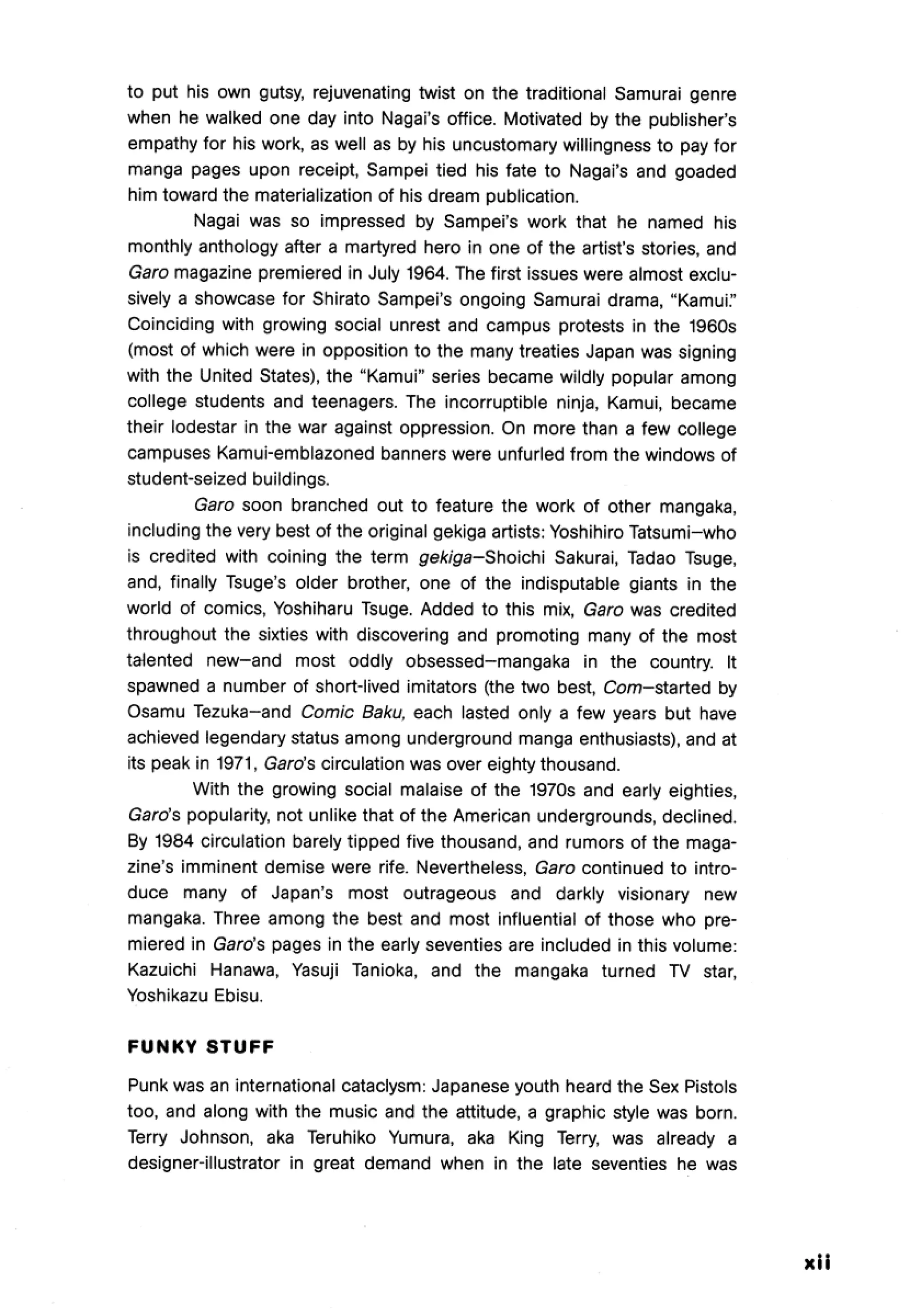 Comics underground japan pdf garo gekiga