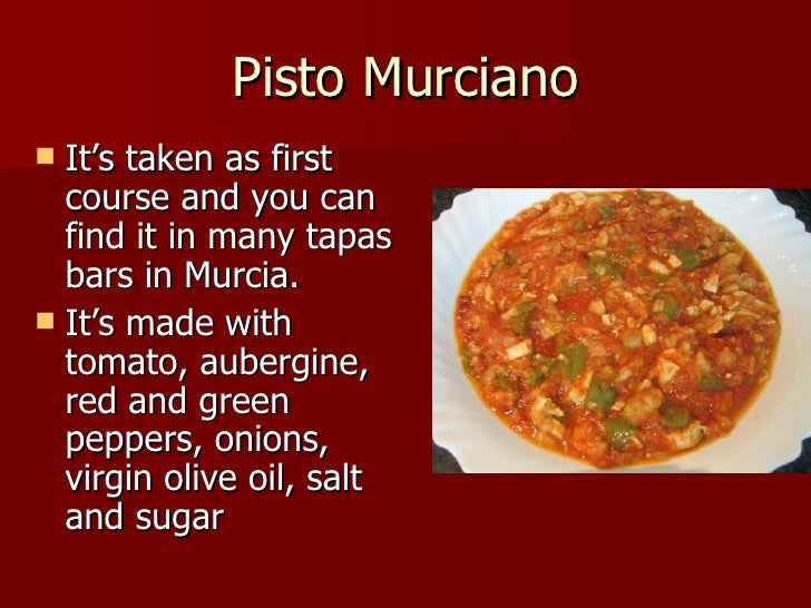 traditional food from murcia done by sergio buendía y williams