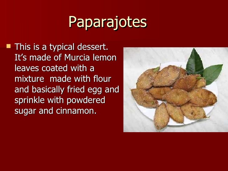 traditional food from murcia done by sergio buendía y williams