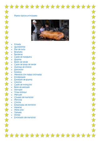 Comida típica de ecuador