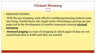 Paging +Algorithem+Segmentation+memory management