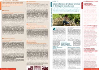l’ a C T U a l i T é J U r i D i q U e
                                                                                                                                                                                                                                                   o Df 13                                                                                                                    les Dossiers De l’aTD13
                                                                                                            ➜ eNviroNNemeNT
l’ o B s e r v aT o i r e

                             l’aTD13 a sélectionné pour vous des sujets de l’actualité




                                                                                                                                                                                                                                                                                                                                                            expérieNCes
                                                                                                                                                                                        repères
                             juridique. ils sont présentés dans cette rubrique de façon
                             concise. l’agence est à votre disposition pour des rensei-
                                                                                                          Attention à vos ouvrages publics !
                                                                                                          C’est une petite révolution en matière de responsabilité des collecti-
                                                                                                                                                                                                                                             Observatoire du droit des femmes                                                                                             Le domaine public
                                                                                                                                                                                                                                                                                                                                                                          est-il compatible avec
                             gnements plus précis.                                                        vités locales qu’a provoqué l’arrêt du Conseil d’Etat du 13 novembre
                                                                                                          2009, « Commune des Bordes ». En effet, la Haute Juridiction a pour
                                                                                                                                                                                                                                             et de l’égalité des chances                                                                                                  le régime de la copropriété ?
                                                                                                                                                                                                                                                                                                                                                                          La domanialité publique et le régime
                                                                                                          la première fois reconnu explicitement que la responsabilité d’une                                                                 Le 25 novembre est célébrée « la journée internationale de lutte contre toutes                                               juridique de la copropriété (loi n°65-557 du




                                                                                                                                                                                          m ieU x Com p r eN Dr e N oT r e Dépar T em eN T
                                                                                                          commune peut être engagée du fait de l’inexistence d’un ouvrage pu-                                                                les violences faites aux femmes ». Cette année, cette journée a été décrétée en                                              10 juillet 1965 relative à la copropriété des
                                                                                                                                                                                                                                             France, « grande cause nationale ». Comment, en effet ne pas réagir devant les                                               immeubles bâtis) sont incompatibles (CE,
                               ➜ UrBaNisme                                                                blic adapté. Ayant subi des dégâts important suite à des inondations
                                                                                                                                                                                                                                             chiffres affolants des violences ? Une femme décède en France sous les coups                                                 11 février 1994 et Cass 1ère civ, 25 février
                                                                                                          dues aux fortes pluies, une société avait mis en cause la responsabilité
                             Inconstitutionnalité des cessions gratuites de terrains des                                                                                                                                                     de son compagnon, tous les deux jours et demi, et on dénombre 75 000 viols                                                   2009). Lorsque l’immeuble fait déjà partie du
                                                                                                          de la commune concernant des défauts touchant à son réseau d’éva-
                                                                                                                                                                                                                                             chaque année.                                                                                                                domaine public, antérieurement à la mise en
                             constructeurs aux communes !                                                 cuation des eaux pluviales d’une part, et le réseau d’assainissement,
                             Ont été déclarées contraires à la Constitution, les dispositions du                                                                                                                                                                                                                                                                          place d’une copropriété, la seule solution est
                                                                                                          d’autre part.Le Conseil d’Etat a donné raison à la société en question
                                                                                                                                                                                                                                                                                                                                                                          la division en volumes. Le bien reste dans le
                             paragraphe du 2° de l’article L. 332-6-1 du Code de l’urbanisme              et a reconnu la responsabilité sans faute de la commune pour défaut                                                                                                                                                                                             domaine public et ne fera donc jamais partie
                             qui permettait aux communes d’imposer aux constructeurs, par une             d’ouvrage public adapté, en considérant qu’en dépit du contexte de                                                                                                                                                                                              de cette copropriété. En revanche, lorsqu’une
                             prescription incluse dans l’autorisation d’occupation du sol, la cession     fortes pluies, le réseau d’évacuation des eaux pluviales n’avait fait                                                                                                                                                                                           commune acquiert un bien déjà présent dans
                             gratuite de terrain destinée à être affectée à certains usages publics,      l’objet que d’aménagements sommaires tandis que le réseau d’assai-                                                                                                                                                                                              une copropriété, le statut de la copropriété
                             dans la limite de 10 % de la superficie du terrain. Le Conseil constitu-     nissement était inexistant, qu’un lien direct de causalité était établi                                                                                                                                                                                         s’impose et prédomine. Le bien reste dans le
                             tionnel saisi d’une question prioritaire de constitutionnalité a reconnu     entre ces carences et les dommages subis par la société. Une décision                                                                                                                                                                                           domaine privé, donc soumis à la loi de 1965,
                             cette disposition comme contraire à l’article 17 de la Déclaration des       importante qui pourrait en amener beaucoup d’autres.                                                                                                                                                                                                            ce qui n’empêche aucunement qu’il soit
                             Droits de l’Homme et du Citoyen relatif au droit de propriété (Cons.                                                                                                                                                                                                                                                                         affecté au fonctionnement d’une activité de
                             Const. Décision n° 2010-33 QPC du 22 septembre 2010).                          ➜ fiNaNCes          loCales                                                                                                                                                                                                                                   service public.
                             La disposition du Code de l’urbanisme susvisée est abrogée à compter
                                                                                                          Le préfet peut-il inscrire d’office au budget d’une com-                                                                                                                                                                                                        En cas de prêt de matériel à une
                             du 23 septembre 2010 date de publication de la décision au journal
                                                                                                          mune, au titre des dépenses obligatoires, les dépenses                                                                                                                                                                                                          association, la responsabilité de
                             officiel. En conséquence, aucune cession gratuite ne peut plus être
                                                                                                                                                                                                                                                         e Conseil général soutient les ac-    défense des droits de la femme, en assurent                                la commune peut-elle être mise
                             prescrite dans les autorisations d’urbanisme qui seront délivrées à          imprévues d’un SDIS ?
                             partir de cette date. Le Conseil constitutionnel a précisé que la dé-        Le Conseil d’Etat a considéré, en vertu de la combinaison des dispo-                                                                   l       tions et les initiatives associatives
                                                                                                                                                                                                                                                         menées à l’occasion de cette jour-
                                                                                                                                                                                                                                                                                               la vice-présidence.
                                                                                                                                                                                                                                                                                               Dès sa création, l’ODF 13 a diligenté une
                                                                                                                                                                                                                                                                                                                                                                          en jeu en cas d’accident ?
                             claration d’inconstitutionnalité peut être invoquée dans les instances       sitions des articles L. 1612-15, L. 1424-35 et L. 1424-29 du CGCT,                                                                 née, sur le territoire du département, et par-    étude* sur l’emploi des femmes dans le                                     Les biens mobiliers appartenant à la
                                                                                                          qu’il est loisible à un SDIS, en l’absence de toute disposition législative                                                        ticipe à l’objectif d’assurer la protection des   Département auprès du CREDOC*. Celle-                                      commune dépourvus de toute vocation
                             qui sont en cours à cette date et dont l’issue dépend de l’application
                                                                                                          ou réglementaire contraire, de retenir un poste budgétaire de dépenses                                                             femmes en danger. Cette journée permettra         ci a conduit l’Observatoire à organiser une                                culturelle, tels que du matériel ordinaire, des
                             de la disposition déclarée inconstitutionnelle. Il n’a donc pas remis en
                                                                                                          imprévues et de mettre à la charge des communes les contributions                                                                  entre autres de faire connaître les avancées      conférence-débat à laquelle de nombreuses                                  tables, des chaises constituent des éléments
                             cause, dans un souci de sécurité juridique, les situations définitive-
                                                                                                                                                                                                                                             législatives. En effet, la loi du 9 juillet 2010  personnalités politiques, chercheurs, repré-                               du domaine privé communal. Dès lors, la
                             ment acquises à la date de l’abrogation.                                     correspondantes qui revêtent le caractère de dépenses obligatoires
                                                                                                                                                                                                                                             « relative aux violences spécifiquement faites    sentants associatifs, acteurs de l’emploi ont                              responsabilité conséquente à leur utilisation
                                                                                                          pour ces collectivités (CE, 5 juillet 2010, req. n°306254). Ainsi des                                                              aux femmes » marque une nouvelle étape            assistés. Ces travaux connaissent aujourd’hui                              dépend du régime juridique établi par le Code
                                                                                                          dépenses imprévues d’un SDIS ayant le caractère de dépenses obli-                                                                  dans la lutte contre ces violences : elle donne   leur aboutissement logique dans une action                                 Civil. La mise en cause de la responsabilité
                                                                                                          gatoires pour ses communes membres qui ne seraient pas réglées par                                                                 au juge les moyens de prévenir les violences      portée conjointement par le service de l’in-                               de la commune dépendra essentiellement
                               ➜ léGisl aTioN          fUNéraire
                                                                                                          l’une d’entres elles peuvent être inscrites d’office à son budget.                                                                 avec un dispositif novateur, l’ordonnance de      sertion et l’ODF 13, qui vise à accompagner
                                                                                                                                                                                                                                                                                                                                                                          du transfert ou non de la garde de la
                                                                                                                                                                                                                                             protection des victimes qui permet à toute        « 100 femmes titulaires du RSA vers des
                             Surveillance des opérations et vacations funéraires,                                                                                                                                                                                                                                                                                         chose prêtée à l’emprunteur. Ainsi, il est
                                                                                                                                                                                                                                             femme en danger de bénéficier de protec-          métiers culturellement masculins ». Prochai-
                             le décret est enfin là !                                                       ➜ DomaiNe           pUBliC
                                                                                                                                                                                                                                             tion indépendamment                                                   nement, l’ODF publiera                                 recommandé d’établir une convention
                             Le décret n°2010-917 du 3 août 2010 vient (enfin) mettre la partie           Précision jurisprudentielle                                                                                                        ou en amont du dépôt de 86% des salariés                              une étude qui recensera                                pour le prêt de matériel aux associations,
                             réglementaire du Code général des collectivités territoriales en confor-                                                                                                                                        plainte. Elle adapte notre des associations œuvrant                   les associations dédiées                               rappelant le transfert de la garde de la chose
                                                                                                          sur l’utilisation des lieux de culte par les communes
                             mité avec sa partie législative quant au domaine des opérations funé-                                                                                                                                           arsenal juridique à toutes en faveur des droits des                   aux droits des femmes                                  à l’emprunteur, en l’occurrence l’association,
                                                                                                          Lorsqu’un édifice cultuel fait partie de la domanialité publique, la
                                                                                                                                                                                                                                             les formes de violence.                                                                                                      et par conséquent de sa responsabilité dans
                             raires. Ce décret dresse la liste des seules opérations faisant désormais    commune n’en a pas pour autant la libre disposition. En effet, confor-                                                                                             femmes sont … des femmes ! dans notre département.
                                                                                                                                                                                                                                                                                                                                                                          l’usage qui en est fait.
                             l’objet d’une surveillance et donnant lieu au versement d’une vacation       mément aux lois du 9 décembre 1905 et du 2 janvier 1907 cet édifice                                                                l’oDf13, une
                             à l’agent habilité : les opérations de fermeture du cercueil et pose des     est laissé à la disposition des fidèles et des ministres du culte pour la                                                          institution départementale                         adhésion à la charte européenne
                             scellés, soit lorsque le corps est transporté hors de la commune de dé-                                                                                                                                         fédératrice                                        Le 9 mars 2009, le Conseil général 13 a                                   Une association peut-elle
                                                                                                          pratique de leur religion. On pourrait donc en déduire a contrario, que
                             cès ou de dépôt, soit avec ou sans changement de commune, lorsque                                                                                                                                               Créé en 2005, à l’initiative de Jean-Noël          rejoint les 1 000 collectivités européennes                               se voir refuser l’accès à un
                                                                                                          le maire a la libre disposition des parties de l’édifice non affectées au                                                                                                             signataires de la « Charte Européenne pour
                                                                                                                                                                                                                                             Guérini, l’Observatoire départemental du                                                                                     équipement public alors qu’une
                             le corps est destiné à la crémation, et enfin les opérations d’exhumation.   culte, sous réserve de ne pas troubler le déroulement des cérémonies                                                               droit des femmes et de l’égalité des chances,      l’Egalité des Femmes et des Hommes dans la                                autre association ayant la même
                             Les autres actes (soins de conservation, moulage du corps…) n’ont plus       religieuses. Or, un arrêt de la Cour administrative d’appel de Marseille                                                           a pour objectif de fédérer les acteurs et les      vie locale » promue par le Conseil des Com-
                             à être surveillés. Ce décret consacre également quelques nouveautés.                                                                                                                                                                                               munes et des Régions d’Europe (CCRE). En
                                                                                                                                                                                                                                                                                                                                                                          activité, y a droit ?
                                                                                                          en date du 27 mai 2010 vient préciser que des visites du toit-ter-                                                                 actrices du territoire, d’organiser des forums
                             Notamment, la mise en place d’un bracelet plastifié et inamovible                                                                                                                                               et des manifestations et de représenter le         la signant, les collectivités s’engagent publi-                           Le refus de mise à disposition d’un
                                                                                                          rasse d’une église, certes ayant un accès extérieur indépendant, mais
                             d’identification du défunt par les établissements de santé ou les opé-                                                                                                                                          département dans le cadre des rencontres           quement en faveur de l’égalité des femmes                                 équipement public communal à une
                                                                                                          constituant également l’unique accès à la chapelle haute, ne peuvent
                                                                                                                                                                                                                                             et débats. Positionné au sein des services du      et des hommes, et à mettre en œuvre sur leur                              association, alors qu’une autre association
                             rateurs funéraires (article R 2213-2 CGCT). De plus, les exhumations         être organisées par la commune qu’avec l’autorisation du desservant.                                                               Département, l’Observatoire est doté d’un          territoire les engagements qui y sont définis,                            ayant la même activité y a droit, constitue
                             auront lieu en dehors des heures d’ouvertures au public du cimetière et      De plus, la Cour précise qu’« une église constitue, dans son ensemble,                                                                                                                selon un plan d’action qu’elles sont libres de
                                                                                                                                                                                                                                             comité de 20 experts composé de militants                                                                                    une discrimination illégale et une atteinte
                             non plus avant 9h (article R 2213-46 CGCT).                                  un édifice affecté à l’exercice du culte au sens des dispositions des lois                                                         de l’égalité entre les femmes et les hommes,       construire. Par la signature de cette charte, le                          au principe d’égalité d’accès. Un tel refus
                             Ce décret permet ainsi une clarification du nouveau régime des opéra-        de 1905 et de 1907 ». L’église serait donc dorénavant un ensemble                                                                  issus de la société civile, chargés d’examiner     Conseil général 13 s’est engagé, à favoriser
                                                                                                                                                                                                                                                                                                                                                                          engage la responsabilité de la commune.
                             tions funéraires et met fin à la confusion qui régnait depuis la loi du 19                                                                                                                                      les difficultés rencontrées par les femmes         l’égale participation des femmes et des hom-
                                                                                                          insécable. Dès lors, l’autorisation du ministre du culte est requise pour                                                                                                                                                                                       Les seules exceptions pouvant justifier
                             décembre 2008 au sein des services municipaux.                                                                                                                                                                  de notre département. Sa présidence a été          mes dans la vie locale dans toutes les sphères
                                                                                                          l’ensemble de l’édifice et ses dépendances nécessaires, et ce même                                                                                                                    de l’activité de la collectivité. L’Observatoire                          un refus de la commune concernent les
                                                                                                                                                                                                                                             confiée à Geneviève Couraud, membre
                                                                                                          pour des parties non directement affectées au culte mais qui consti-                                                               de l’Observatoire de la Parité, ancienne           est chargé de la coordination du plan d’action                            nécessités liées à l’administration des
                                                                                                          tuent un tout indivisible avec celles dédiées au culte.                                                                            membre de Section et de la Délégation aux          de cette charte dans la collectivité. L’adhé-                             propriétés communales, le fonctionnement
                                                                                                                                                                                                                                             droits des femmes du Conseil Economique            sion des collectivités locales du département                             des services et le maintien de l’ordre public.
                                                                                                                                                                                                                                             Social et Environnemental. Deux conseillères       sera également recherchée.                                                Bien entendu, ces exceptions doivent être
                                                                                                                                                                                                                                             générales, Janine Ecochard, vice-présidente        *Les conclusions de l’étude et les actes de la conférence
                                                                                                                                                                                                                                                                                                                                                                          fortement motivées par la commune.
                                                                                                                                                                                                                                                                                                sont consultables sur le site CG13.fr.
                                                                                                                                                                                                                                             déléguée aux collèges et à l’éducation sco-        *Centre de Recherche pour l’Etude et l’Observation des
                            Commune info            N°29 - oCToBre 2010
                                                                                                                                                                                                                                             laire, et Evelyne Santoru, déléguée à la           Conditions de Vie
                                                                                                                                                                                                                                                                                                                                                                           N°29 - oCToBre 2010     Commune info
 
