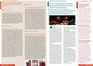 L’ A C T u A L i T é J u R i D i q u E
                                                                                                                                                                                                                                           B O u C H E s - Du - R H O N E T O u R i s mE                                                                                  LEs DOssiERs DE L’ATD13
L’ O B s E R v AT O i R E

                             L’ATD13 a sélectionné pour vous des sujets de l’actualité




                                                                                                                                                                                                                                                                                                                                                       ExPéRiENCEs
                                                                                                                                                                                REPèREs
                             juridique. ils sont présentés dans cette rubrique de façon
                             concise. L’agence est à votre disposition pour des rensei-                 ➜ uRBANismE
                                                                                                                                                                                                                                     Le 4ème schéma départemental                                                                                                    Quelles sont les prérogatives
                                                                                                                                                                                                                                                                                                                                                                     d’urgence du maire face
                             gnements plus précis.                                                                                                                                                                                   de développement du tourisme                                                                                                    à un immeuble qui menace
                                                                                                      Inconstitutionnalité des cessions gratuites de terrains :
                                                                                                      une circulaire ministérielle apporte des précisions                                                                            et des loisirs est lancé !                                                                                                      de s’effondrer ?
                                                                                                                                                                                                                                                                                                                                                                     Le maire, détenteur des pouvoirs de police




                                                                                                                                                                                  m iEu x COm P R EN DR E N OT R E DéPAR T Em EN T
                                                                                                                                                                                                                                     Depuis peu, le Comité Départemental du Tourisme est devenu                                                                      administrative, dispose de la prérogative
                                                                                                      Suite à la déclaration d’inconstitutionnalité des cessions gratuites de
                               ➜ viE    AssOCiATivE
                                                                                                                                                                                                                                     « Bouches-du-Rhône Tourisme ». Un changement important pour l’institution                                                       d’introduire la procédure de péril imminent
                                                                                                      terrains visées à l’article L. 332-6-1, 2°-e du Code de l’urbanisme,
                                                                                                                                                                                                                                     annoncé à l’occasion de la présentation du 4ème schéma le 14 décembre dernier                                                   à l’encontre du propriétaire d’un immeuble
                                                                                                      une circulaire ministérielle (Circ. Min. du 12 novembre 2010 -
                             Une subvention n’est pas forcement un droit acquis                                                                                                                                                      à Marseille. Une nouvelle identité, un nouveau logo, un nouveau schéma                                                          menaçant la sécurité publique, même
                                                                                                      NORM : DEVU1027215C) rappelle qu’aucune cession gratuite ne                                                                                                                                                                                                    si cet immeuble constitue une propriété
                                                                                                                                                                                                                                     de développement du tourisme et des loisirs, autant d’actions dynamiques
                             Dans une jurisprudence récente, le Conseil d’Etat a rappelé que          peut plus être prescrite dans les autorisations qui seront délivrées                                                                                                                                                                                           privée (art. L. 511-1 du Code de la
                                                                                                                                                                                                                                     au service de l’activité touristique dans notre département.
                             l’attribution d’une subvention par une personne publique crée un         à partir du 23 septembre 2010. Elle indique également en ce qui                                                                                                                                                                                                construction et de l’habitation). Il peut
                             droit acquis au profit de son bénéficiaire (CE, 5 juillet 2010, req.     concerne les cessions gratuites prescrites antérieurement à cette                                                                                                                                                                                              ainsi, après rapport d’un expert nommé par
                             n°308615). Toutefois, un tel droit n’est ainsi créé que dans la          date et qui n’ont pas encore fait l’objet d’un transfert de propriété                                                                                                                                                                                          le tribunal d’instance, ordonner par arrêté
                             mesure où le bénéficiaire de la subvention respecte les conditions       qu’elles ne peuvent plus être mises en œuvre. Dans ce cas, les                                                                                                                                                                                                 de péril imminent, les mesures provisoires
                             posées à son octroi. Ces conditions découlent des normes qui la          terrains doivent être achetés par la collectivité aux propriétaires                                                                                                                                                                                            nécessaires pour garantir la sécurité afin
                                                                                                      fonciers soit par voie amiable soit par voie d’expropriation. Enfin,                                                                                                                                                                                           de faire cesser le péril dans l’urgence.
                             régissent, qu’elles aient été fixées par la personne publique dans sa
                                                                                                      cette circulaire rappelle que le dispositif des cessions gratuites de                                                                                                                                                                                          Cet arrêté de péril imminent peut également
                             décision d’octroi, qu’elles aient fait l’objet d’une convention signée
                                                                                                                                                                                                                                                                                                                                                                     être suivi d’un arrêté de péril dit ordinaire
                             avec le bénéficiaire ou encore qu’elles découlent implicitement          l’article L. 332-6-1, 2°-e, qui était une participation financière, ne
                                                                                                                                                                                                                                                                                                                                                                     si l’état des travaux déjà effectués ne mettent
                             mais nécessairement de l’objet même de la subvention.                    doit pas être confondu avec la cession de terrains situés en empla-
                                                                                                                                                                                                                                                                                                                                                                     pas fin définitivement à la situation de péril.
                                                                                                      cement réservé. En effet, le propriétaire d’un terrain réservé peut le
                                                                                                      céder gratuitement en contrepartie d’un report de COS de la partie                                                                                                                                                                                             Peut-on mettre en location
                                                                                                      réservée sur la partie restante de son terrain (article R. 123-10 al.                                                                                                                                                                                          gérance une licence de taxi ?
                               ➜ ENviRONNEmENT                                                        3 du C. Urb.). Cette dernière disposition n’a pas été déclarée in-
                                                                                                                                                                                                                                                  identité
                                                                                                      constitutionnelle et peut donc être utilement mise en œuvre par les                                                                 L’    Les Bouches-du-Rhône, c’est
                                                                                                                                                                                                                                                un département qui compte
                                                                                                                                                                                                                                                                                             a pour objectif d’assurer le développement
                                                                                                                                                                                                                                                                                             de l’offre du territoire afin que le tourisme
                                                                                                                                                                                                                                                                                                                                                                     Si aucun texte ne fait explicitement référence à
                                                                                                                                                                                                                                                                                                                                                                     la possibilité pour le titulaire d’une autorisation
                             Le Grenelle II réforme les enquêtes publiques                            communes pour permettre l’agrandissement des voies publiques.                                                                  2 millions d’habitants et trois territoires :           devienne un véritable levier de développe-                              de stationnement, appelée couramment
                                                                                                                                                                                                                                     Provence, Marseille, Camargue. Ce sont 9                ment économique.
                             Les modifications apportées au droit des enquêtes publiques                                                                                                                                                                                                                                                                             licence de taxi, de mettre sa licence en location
                                                                                                                                                                                                                                     millions de visiteurs, soit quasiment 5 fois sa         Enjeux et moyens                                                        gérance, une réponse ministérielle a rappelé
                             visent tout d’abord à distinguer deux types d’enquêtes publiques :
                                                                                                        ➜ ADmiNisTRATiON            GENERALE                                                                                         population résidente, 119 communes et 289               Le schéma répond à de grands enjeux : déve-                             qu’une telle location gérance est permise (Rép.
                             les enquêtes environnementales régies par le code de l’environne-                                                                                                                                       km de côtes, 2 parcs naturels, un futur parc            lopper les retombées économiques partout
                             ment (art. L. 123-1 et s. c. env.) et les enquêtes dites « de droit                                                                                                                                                                                                                                                                     Min., JOAN Q, n°41932, du 27/07/2004).
                                                                                                                                                                                                                                     national des Calanques, 107 300 hectares                et toute l’année ; c’est-à-dire désaisonnaliser
                                                                                                      Circulaire du 14 décembre 2010 portant sur la tenue des                                                                                                                                                                                                        En pratique, l’autorisation d’exploiter un taxi
                             commun » relevant du code de l’expropriation dont le régime doit                                                                                                                                        d’espaces boisés, 2 700 km de sentiers de ran-          et délocaliser les flux sur le territoire dé-
                                                                                                      registres des communes et de certains de leurs groupements                                                                     données, 600 monuments inscrits ou classés,             partemental ; préserver l’environnement et                              permet de constituer une clientèle et donc
                             être déterminé par décret. Ces modifications tendent ensuite à
                                                                                                                                                                                                                                     404 producteurs de produits du terroir et               améliorer le cadre de vie des résidents.                                un fonds de commerce. Le propriétaire de
                             préciser que l’enquête publique environnementale a pour objet            Le décret n°2010-783 du 8 juillet 2010 a modifié le cadre règle-
                                                                                                                                                                                                                                     414 hôtels classés. Ceci n’est pas une recette          La diffusion de l’information touristique                               ce fonds peut donc mettre en location gérance
                             d’ « assurer l’information et la participation du public ». Cette        mentaire applicable à la tenue des registres communaux. Une circu-                                                             de cuisine mais ce sont bien les ingrédients            mise en place depuis fort longtemps se voit                             sa licence de taxi sous réserve qu’il l’ait
                             nouvelle loi vise enfin à simplifier certaines modalités d’exécution     laire du 14 décembre 2010 (NORM : IOCB101032174C) rappelle                                                                     dont dispose l’équipe de « Bouches-du-Rhône                                                                                     exploitée personnellement au moins 2 ans.
                                                                                                                                                                                                                                                                                             aujourd’hui approfondie et complétée par
                             de ces enquêtes (désignation du commissaire enquêteur, durée             que sont concernées les délibérations du Conseil municipal et les                                                              Tourisme » pour construire une stratégie                de nouveaux outils au service des visiteurs.
                             minimale de l’enquête d’un mois) et à introduire une certaine            décisions prises par le maire par délégation du Conseil municipal                                                              touristique adaptée, évolutive et qui tient             Les résidents, ambassadeurs du tourisme                                 Quel est le régime juridique de
                             souplesse pour les opérations d’aménagement complexes sou-               qui sont reportées dans le registre des délibérations. Sont également                                                          compte du développement durable. Cette                  sont également conviés à utiliser les moyens                            la mise à disposition de locaux
                                                                                                                                                                                                                                     identité de territoire dispose désormais d’un           mis en place sur le web pour guider, accom-
                             mises à différentes législations susceptibles de donner lieu à           concernés les arrêtés du maire, les actes de publication et de no-                                                                                                                                                                                             scolaires aux associations ?
                                                                                                                                                                                                                                     nouveau logo.                                           pagner et séduire les visiteurs. Les acteurs
                             enquête publique. A ce titre, le code de l’environnement dispose         tification pris par le maire en application de l’article L. 2131-1 du                                                                                                                                                                                          L’usage de locaux scolaires par des
                                                                                                                                                                                                                                                                                             professionnels du tourisme bénéficient eux,
                             que lorsqu’une telle opération est soumise à plusieurs enquêtes          CGCT qui sont reportés sur un registre propre au maire. Il est tou-                                                            Le schéma                                                                                                                       associations est régi selon les dispositions
                                                                                                                                                                                                                                                                                             d’outils encore plus performants, comme
                             dont l’une au moins relève de l’article L. 123-2 du même code,           tefois possible de regrouper l’ensemble de ces quatre catégories de                                                            Dans un contexte économique particulière-
                                                                                                                                                                                                                                                                                             un extranet visitprovence.org ou le site                                de l’article L. 212-15 du code de l’éducation.
                                                                                                                                                                                                                                     ment difficile, où le secteur touristique n’est
                             il peut être procédé à une enquête unique, dès lors qu’il existe         documents dans un registre unique appelé « registre de la mairie ».                                                                                                                    jedeclareenligne, conçu pour les meublés et                             Le maire peut, sous sa responsabilité et
                                                                                                                                                                                                                                     pas épargné, le Conseil général a demandé à
                             un accord commun des autorités compétentes désignant celle               En ce qui concerne les modalités de tenue des registres, le décret                                                                                                                     chambres d’hôtes.                                                       après avis, utiliser les locaux et équipements
                                                                                                                                                                                                                                     « Bouches-du-Rhône Tourisme » d’élaborer le
                             chargée d’ouvrir et d’organiser l’enquête. Une certaine souplesse        impose l’utilisation de papier permanent (norme ISO 9706-1999).                                                                4ème schéma de développement du tourisme                Zoom sur le partenariat                                                 scolaires dans la commune pour l’organisation
                             est encore introduite dans le domaine des modifications pouvant          L’encre d’impression doit être stable et neutre dans le temps (norme                                                           et des loisirs. « 10 mois ont été nécessaires pour      avec le quotidien la Provence                                           d’activités à caractère culturel, sportif, social
                             être apportées au dossier d’une enquête dans deux situations.            ISO 11798-1997). Par ailleurs, la reliure des différents registres est                                                         élaborer et construire ce nouveau projet qui vise à     A raison d’un rendez-vous tous les deux mois                            ou socio-éducatif pendant les heures ou les
                             D’une part, la nécessité de « modifications substantielles » peut                                                                                                                                       faire du tourisme un véritable levier de développe-     avec les lecteurs, « Bouches-du-Rhône Tou-                              périodes au cours desquelles ils ne sont pas
                                                                                                      désormais obligatoire, tout collage est prohibé. Les feuillets mobiles
                                                                                                                                                                                                                                     ment durable en tenant compte de l’équilibre délicat    risme » est devenu partenaire de la Provence.                           utilisés pour les besoins de la formation initiale
                             conduire l’autorité chargée de l’enquête à la suspendre pendant          doivent être reliés au plus tard à la fin de l’année ou, pour les com-                                                         entre la fréquentation touristique solidaire pour les   Une récente enquête effectuée par le journal                            et continue. A ce titre, la commune peut
                             une période durant laquelle ces modifications seront intégrées.          munes de moins de 1000 habitants, tous les cinq ans. Le registre                                                               hommes, les territoires et les espaces des Bouches-     apporte son lot de bonnes surprises dont se                             décider de soumettre l’autorisation d’une telle
                             D’autre part, l’apport de changements modifiant « l’économie             doit également comporter une table par date et par objet des délibé-                                                           du-Rhône » commente Daniel Conte, Pré-                  réjouit l’équipe de « Bouches-du-Rhône Tou-                             utilisation à une convention avec la personne,
                             générale » du projet peut entraîner l’ouverture d’une enquête            rations intervenues. Enfin, les registres doivent désormais être cotés                                                         sident de « Bouches-du-Rhône Tourisme ».                risme » et en particulier Isabelle Brémond,
                                                                                                                                                                                                                                                                                                                                                                     physique ou morale, organisatrice de l’activité
                             complémentaire (art. L. 123-14-I et II c. env.).                         et paraphés par le maire. Il n’appartient donc plus au Préfet d’effec-                                                         La loi du 23 décembre 1992 portant répar-               Directrice de l’institution : « Les habitants
                                                                                                                                                                                                                                                                                             connaissent bien leur département et sont de formi-                     intéressée. Elle a pour objet de préciser
                                                                                                                                                                                                                                     tition des compétences dans le tourisme fixe
                                                                                                      tuer ces formalités. Le maire peut cependant donner délégation de                                                                                                                      dables ambassadeurs… Les personnes interrogées                          les obligations du bénéficiaire de la mise à
                                                                                                                                                                                                                                     le cadre de rapport entre l’Etat, la Région, le
                                                                                                      signature à des agents communaux (R. 2122-8 du CGCT).                                                                          Département et les communes. Le schéma                  mettent en avant le côté agréable à visiter la diver-                   disposition et la répartition des responsabilités
                                                                                                                                                                                                                                     est issu d’une démarche de réflexion straté-            sité des paysages et des sites de notre territoire, son                 de chacune des parties. A défaut, la commune
                                                                                                                                                                                                                                     gique, à moyen terme, et à l’échelle du terri-          authenticité et son caractère cosmopolite. Ce sont                      est responsable de l’ensemble des dommages
                                                                                                                                                                                                                                     toire, il structure les actions et leur donne du        finalement les axes sur lesquels nous appuyons                          éventuels à l’exception de ceux relevant de la
                                                                                                                                                                                                                                     sens. Outil de programmation sur 3 ou 5 ans,            notre communication ».                                                  responsabilité d’un tiers.
                                                                                                                                                                                                                                     le schéma définit la politique touristique qui          A suivre donc… et de très près !


                            Commune info          N°30 - JANviER 2011                                                                                                                                                                                                                                                                                                 N°30 - JANviER 2011       Commune info
 