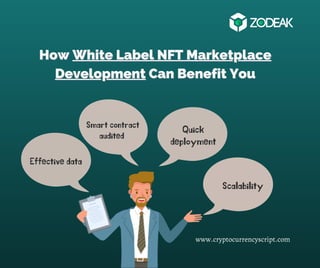 Effective data
Scalability
How
How White Label NFT Marketplace
White Label NFT Marketplace
Development
Development Can Benefit You
Can Benefit You
Smart contract
audited
Quick
deployment
www.cryptocurrencyscript.com
 