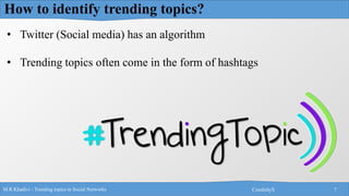 Trending Topic in Social Networks | PDF