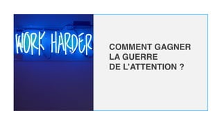 Guerre de l'attention / Communication interne