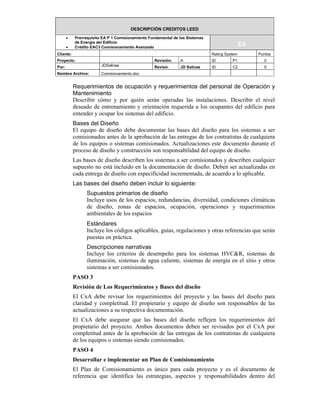 Comisionamiento commissioning | PDF