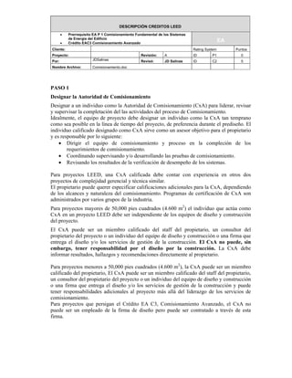Sistema Raring Comisionamiento commissioning | PDF