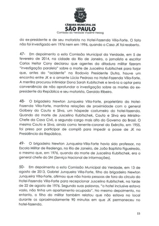 Comissão da verdade   relatório jk - 24 fevereiro 2014