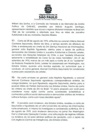 Comissão da verdade   relatório jk - 24 fevereiro 2014