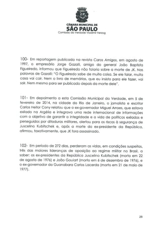 Comissão da verdade   relatório jk - 24 fevereiro 2014