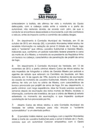 Comissão da verdade   relatório jk - 24 fevereiro 2014